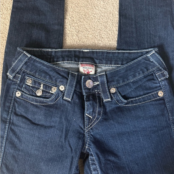 Vintage Y2K True Religion Women's Jeans sz 24 - Picture 4 of 9